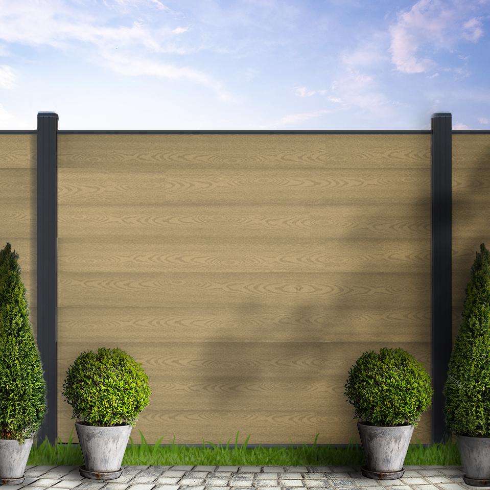 Irish Oak Composite Fencing Kit