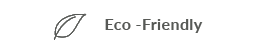 Eco friendly logo and text Grey