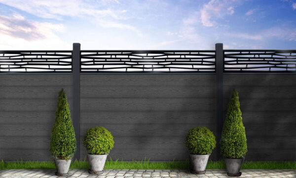 Slate Grey Woodgrain with Japanese Garden BLK