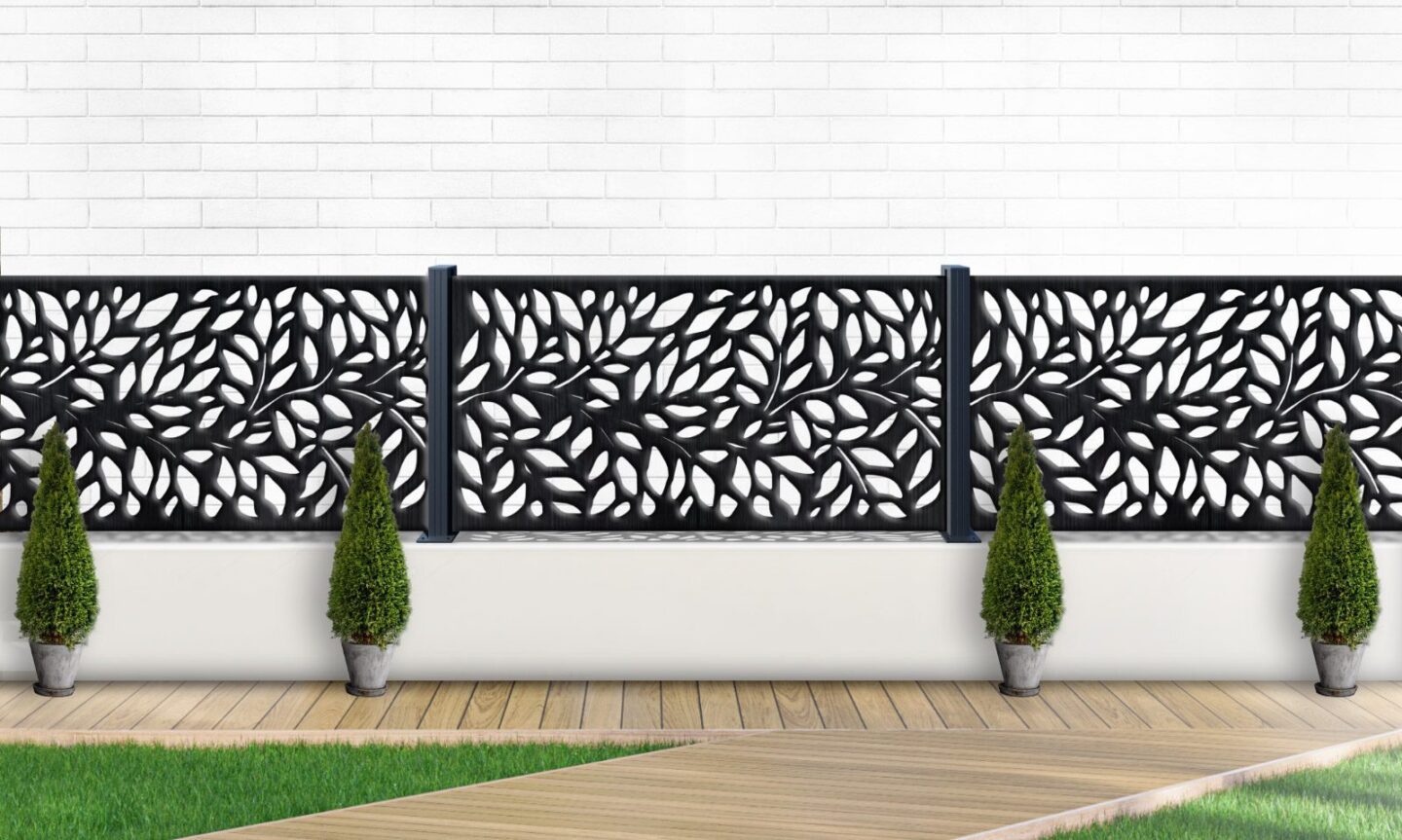 Screen Fence Example Composite Screen Fencing | eComposite